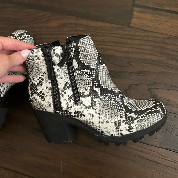 Cooya DSW snakeskin booties - Picture 4 of 5